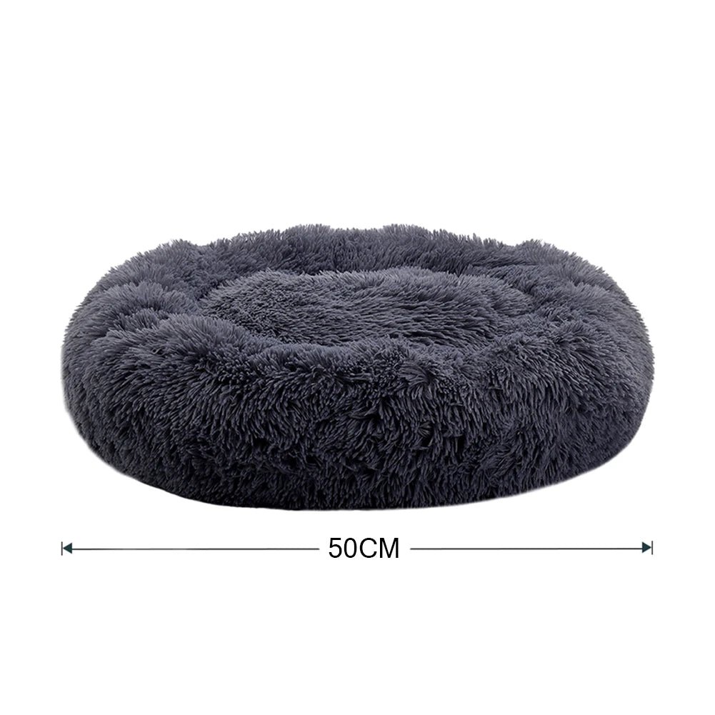 70cm Donut Plush Calming Pet Bed