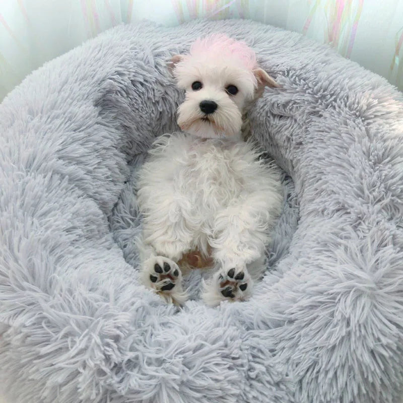 70cm Donut Plush Calming Pet Bed