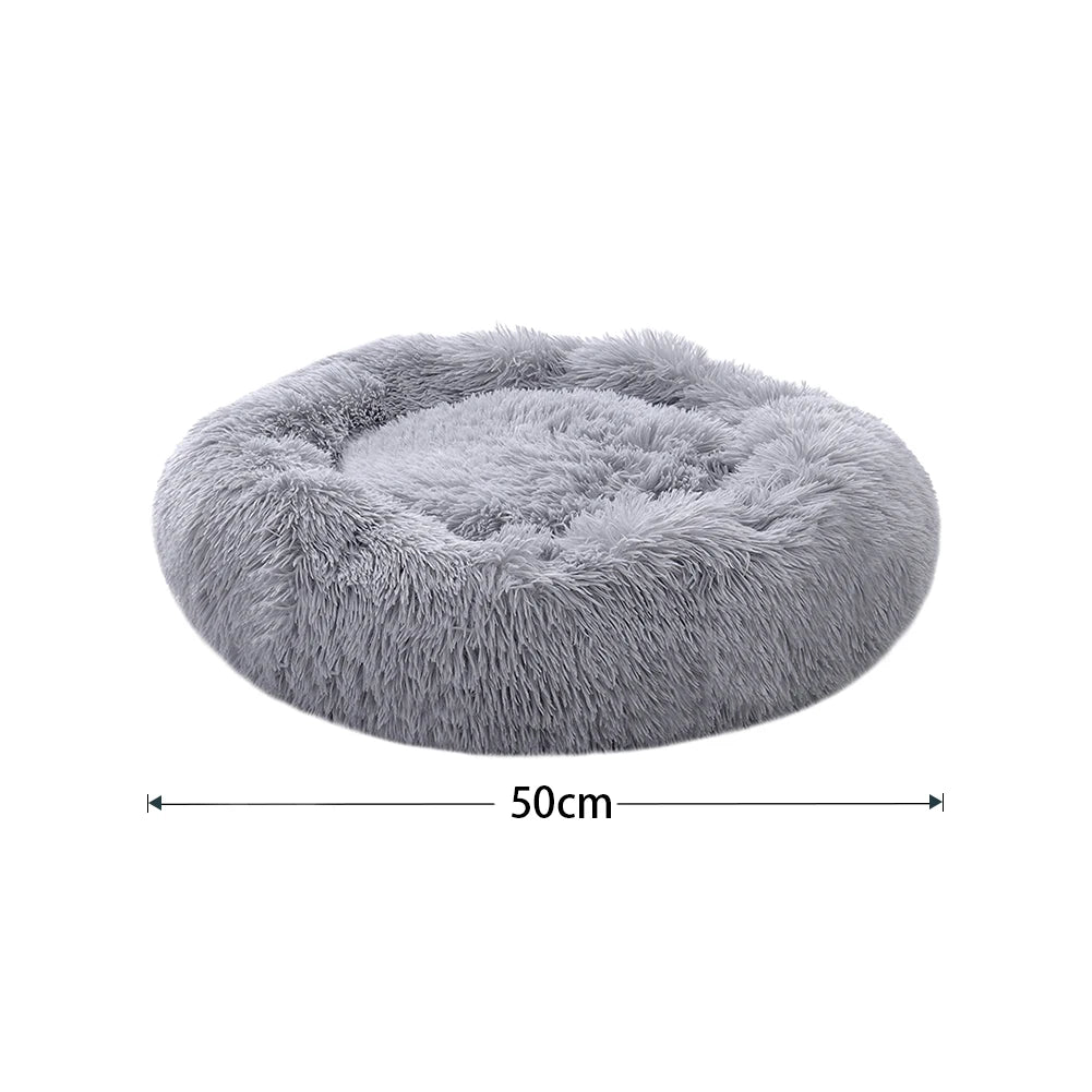 70cm Donut Plush Calming Pet Bed