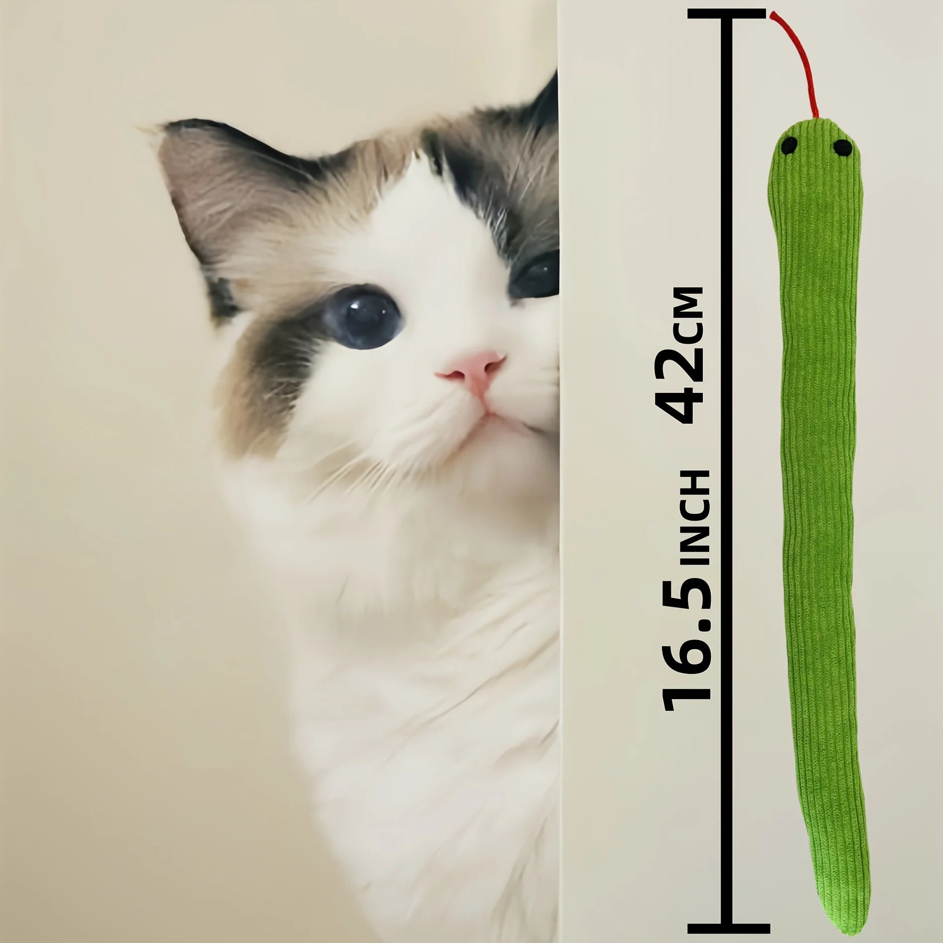Crinkly Sound Snake Cat Toy