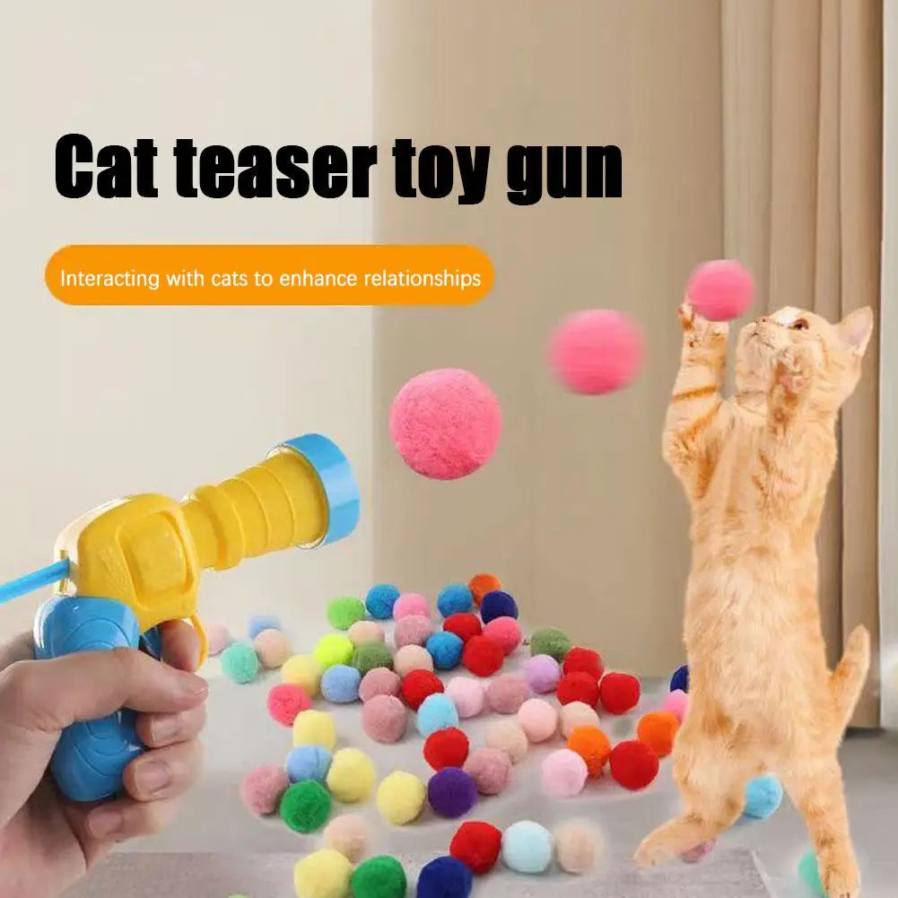 Pom Pom Cat Gun Toy