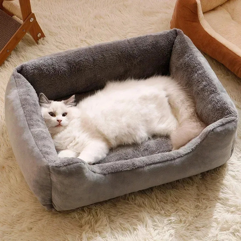 Soft Plush Cat Bed Cushion