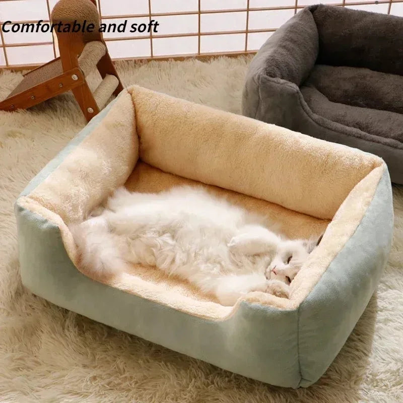 Soft Plush Cat Bed Cushion