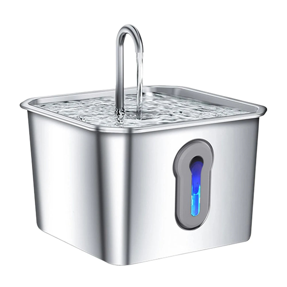 4L Smart Stainless Steel Cat Water Fountain