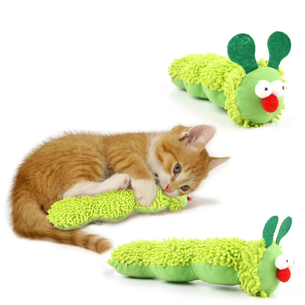 Caterpillar Catnip Chew Toy