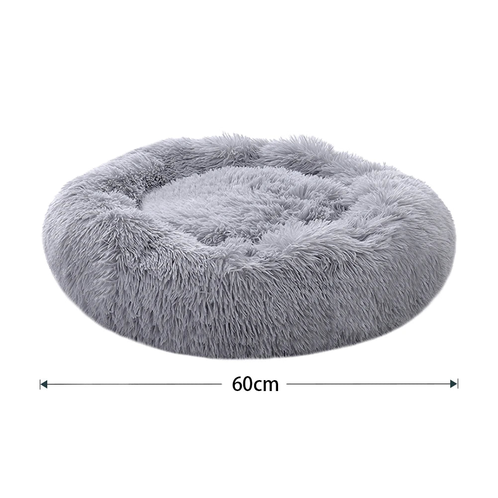 70cm Donut Plush Calming Pet Bed